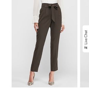 Express High Waisted Paper Bag Pant